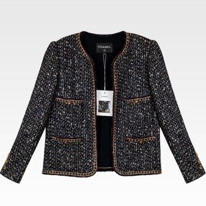 Chanel 21A Metier D’art Fantasy Tweed Limited Edition Jacket Size 40